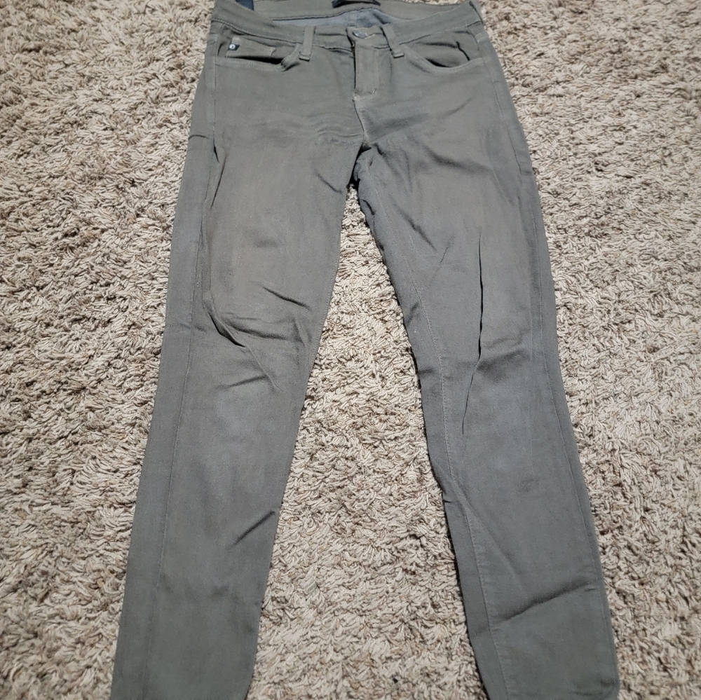 Gray Slim Fit Pants